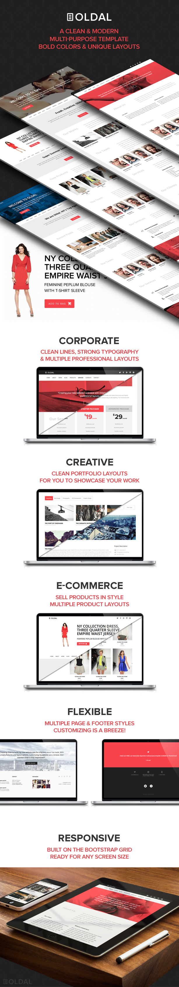 Oldal - Responsive HTML5 Business Template - 7